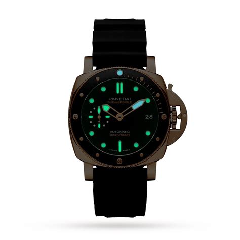 panerai submersible green|panerai submersible goldtech 42mm.